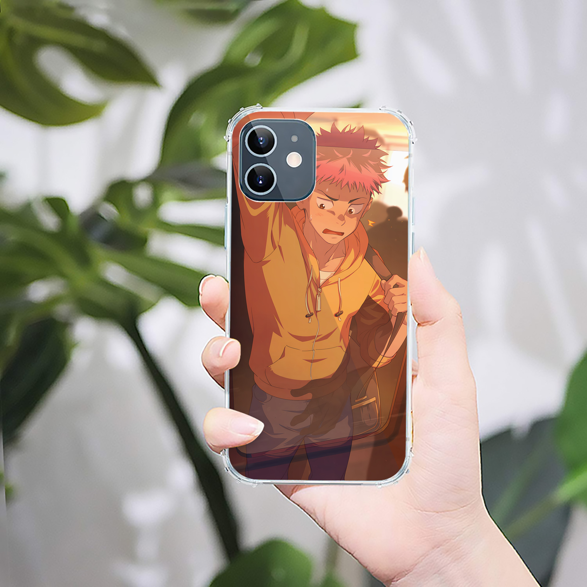 （画像用） 呪術廻戦 Jujutsu Kaisen 【iPhone 12シリーズ対応】透明スマホケース（クリアソフトケース）